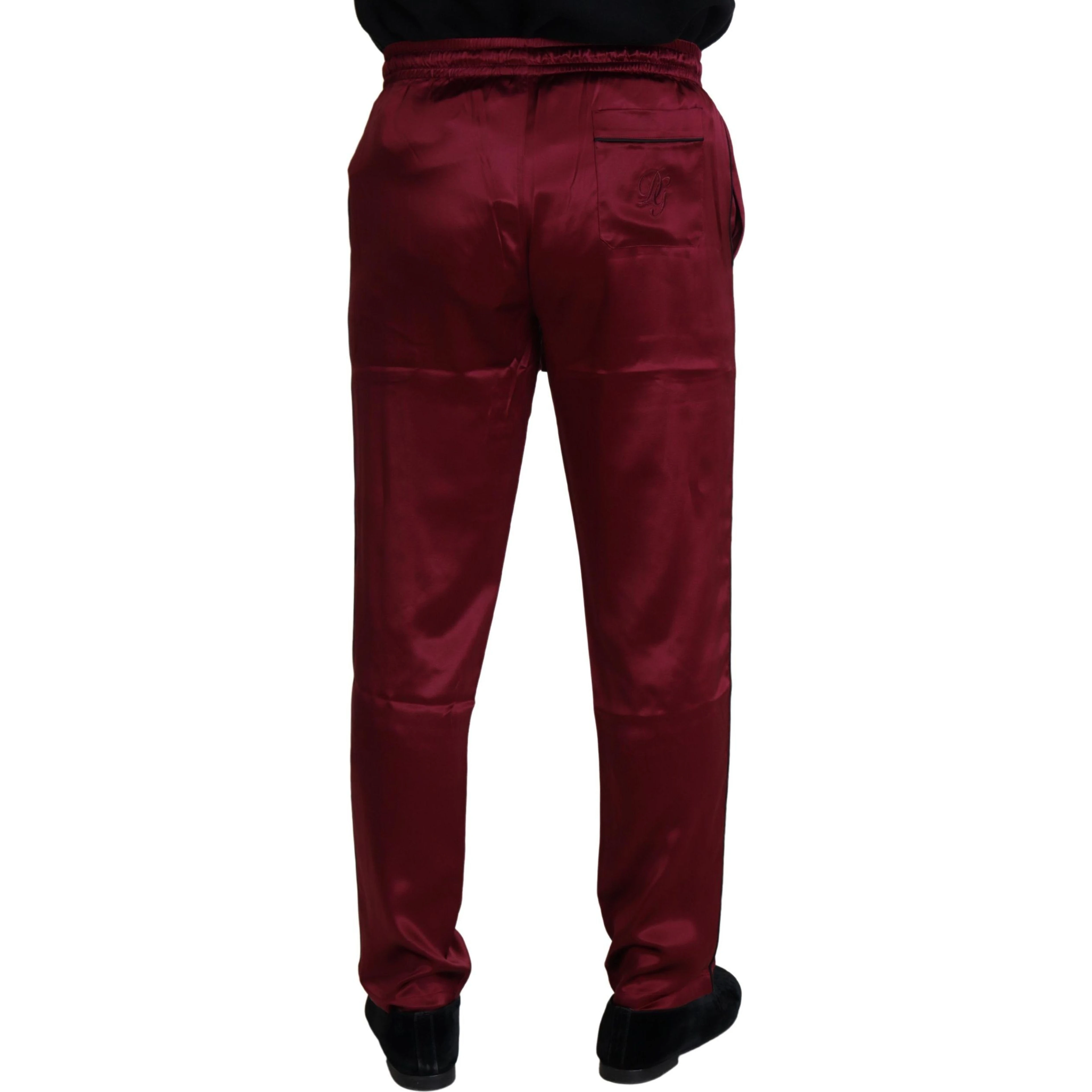Bordeaux Silk DG Sleep Lounge Pants