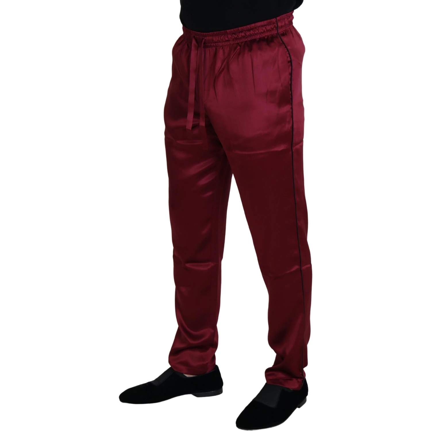 Bordeaux Silk DG Sleep Lounge Pants