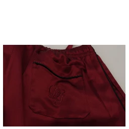 Bordeaux Silk DG Sleep Lounge Pants