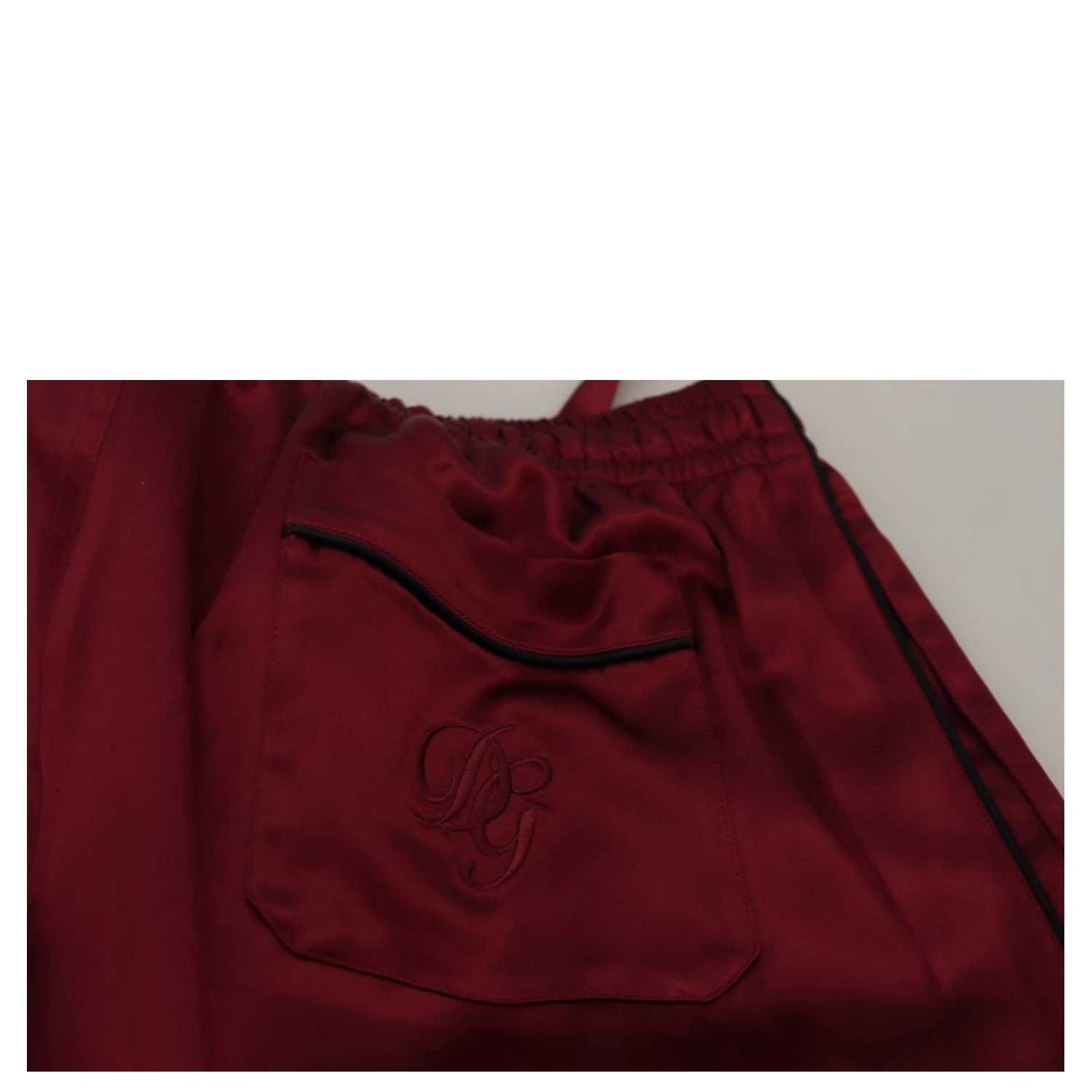 Bordeaux Silk DG Sleep Lounge Pants