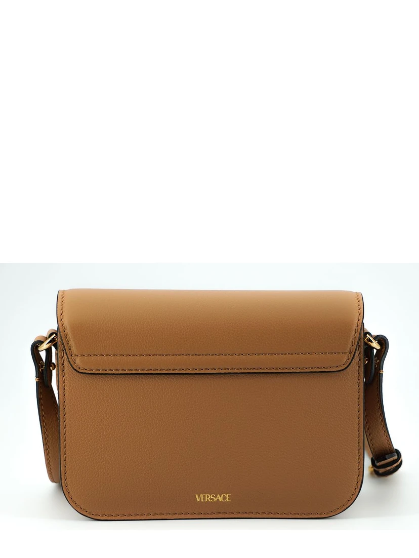 Brown Calf Leather Shoulder Bag