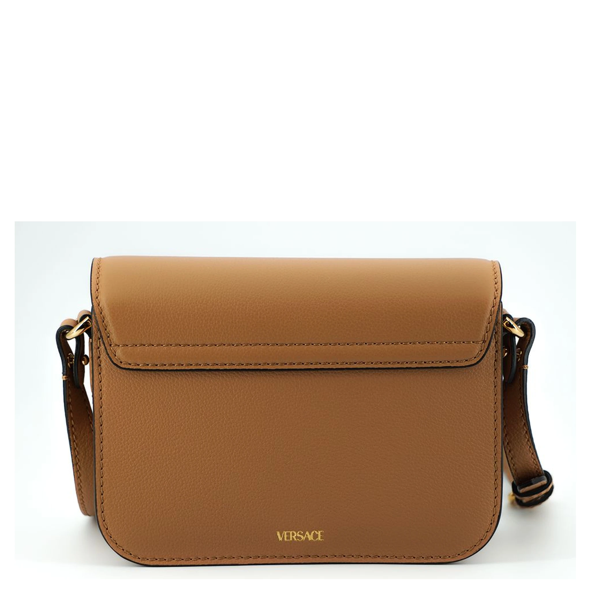Brown Calf Leather Shoulder Bag