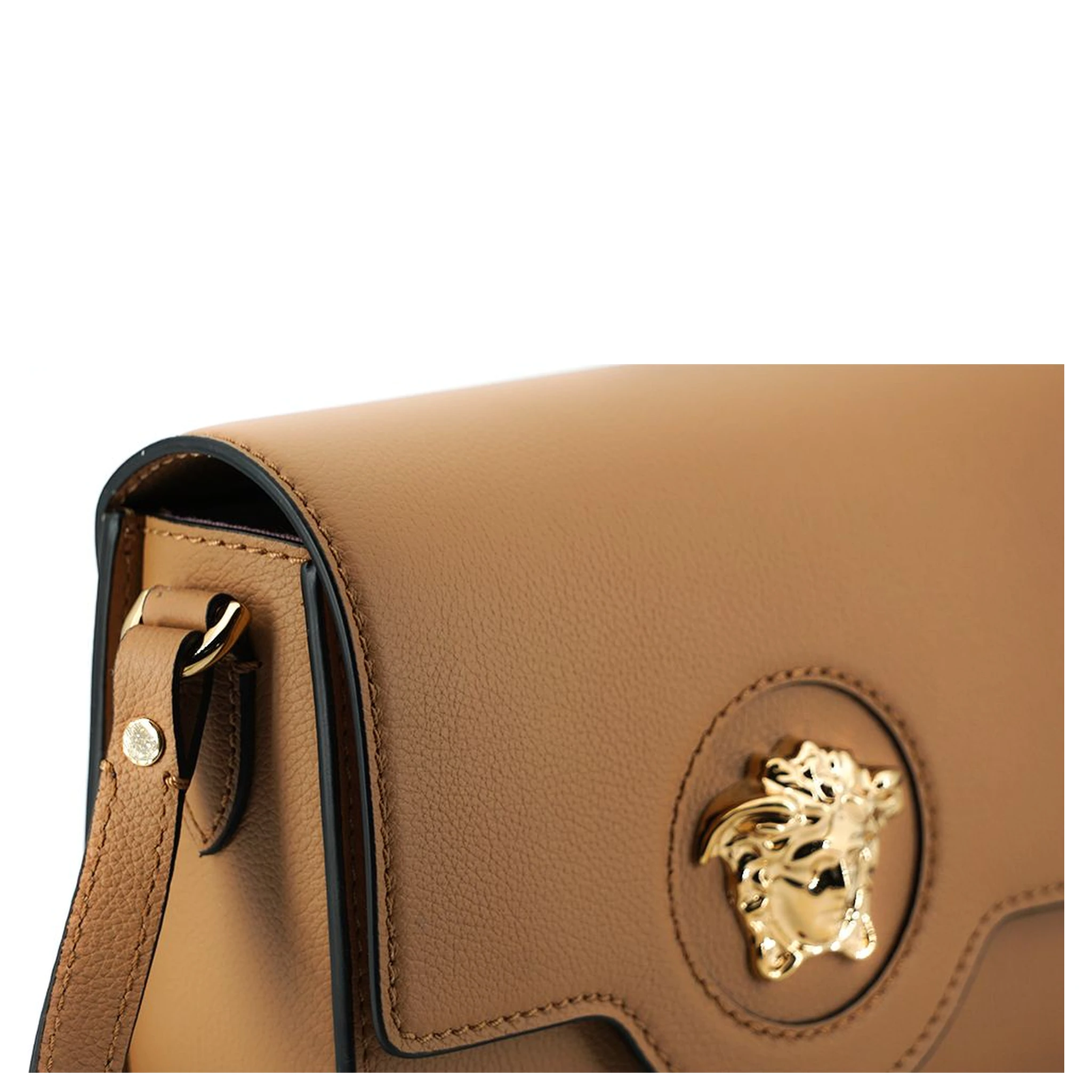 Brown Calf Leather Shoulder Bag