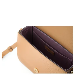 Brown Calf Leather Shoulder Bag