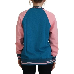 Blue Pink Queen Sequin Crystal Sweater