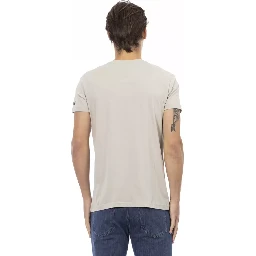 Beige Cotton T-Shirt