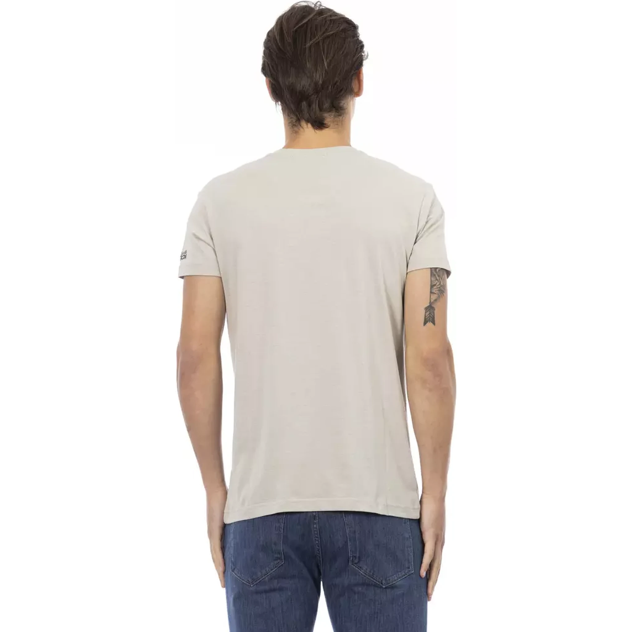 Beige Cotton T-Shirt
