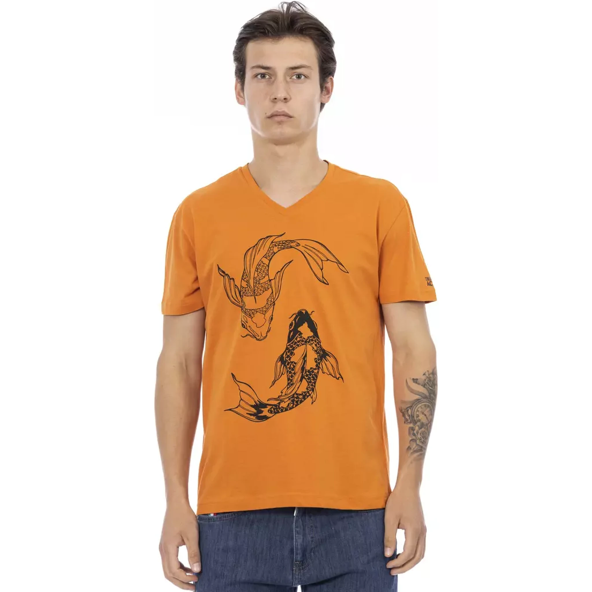 Orange Cotton T-Shirt