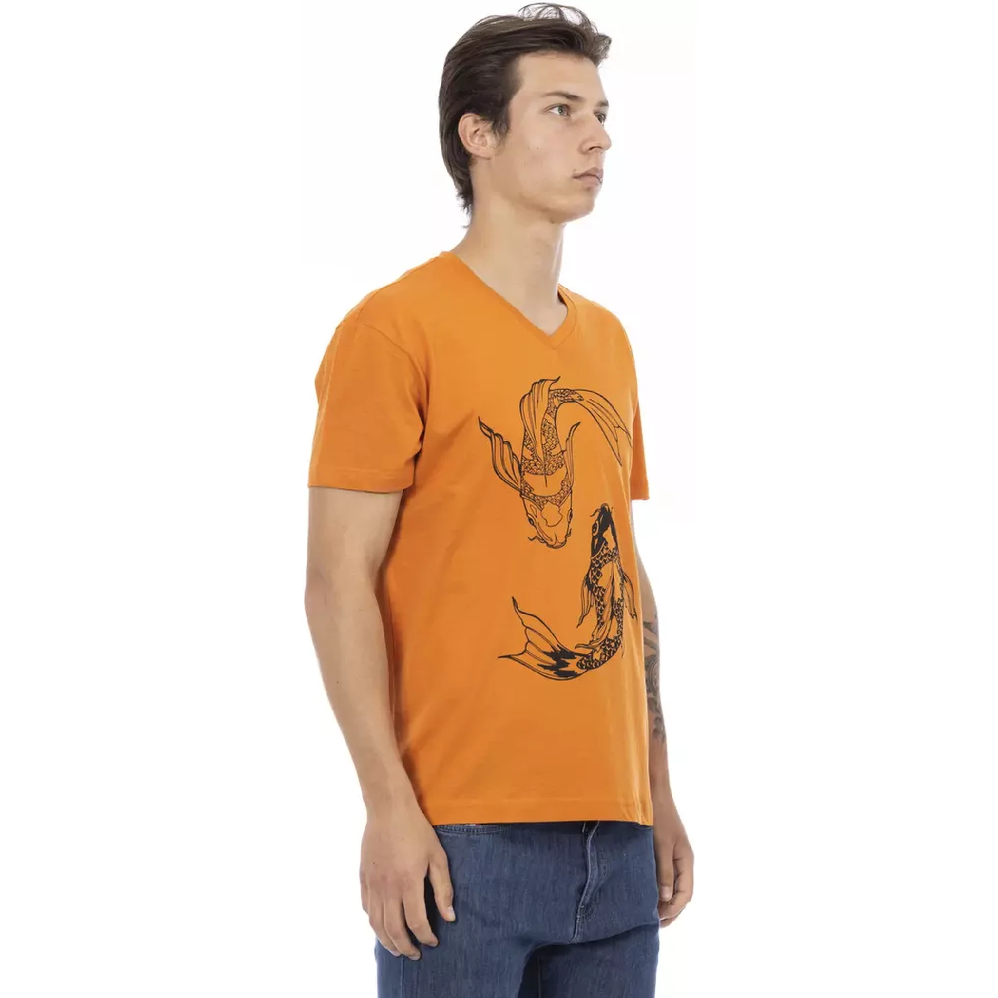 Orange Cotton T-Shirt