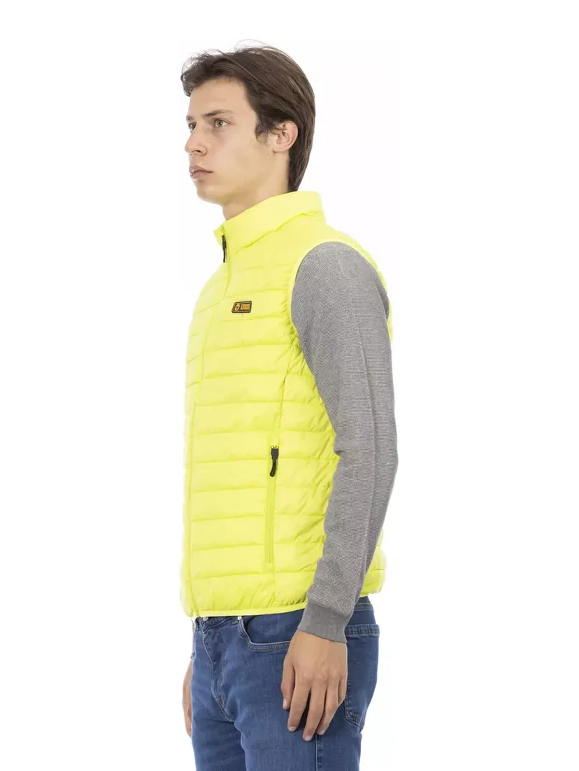Yellow Polyester Jackets & Coat