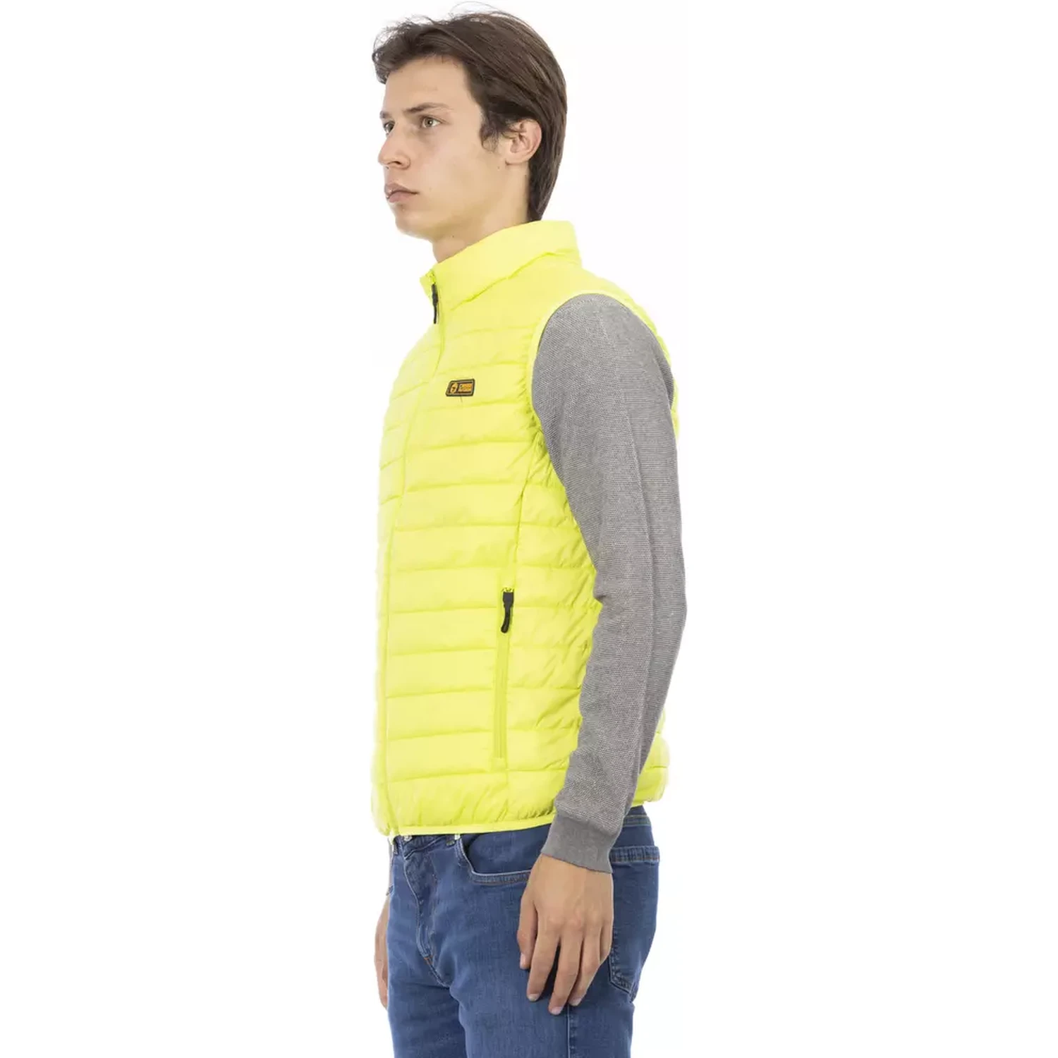Yellow Polyester Jackets & Coat