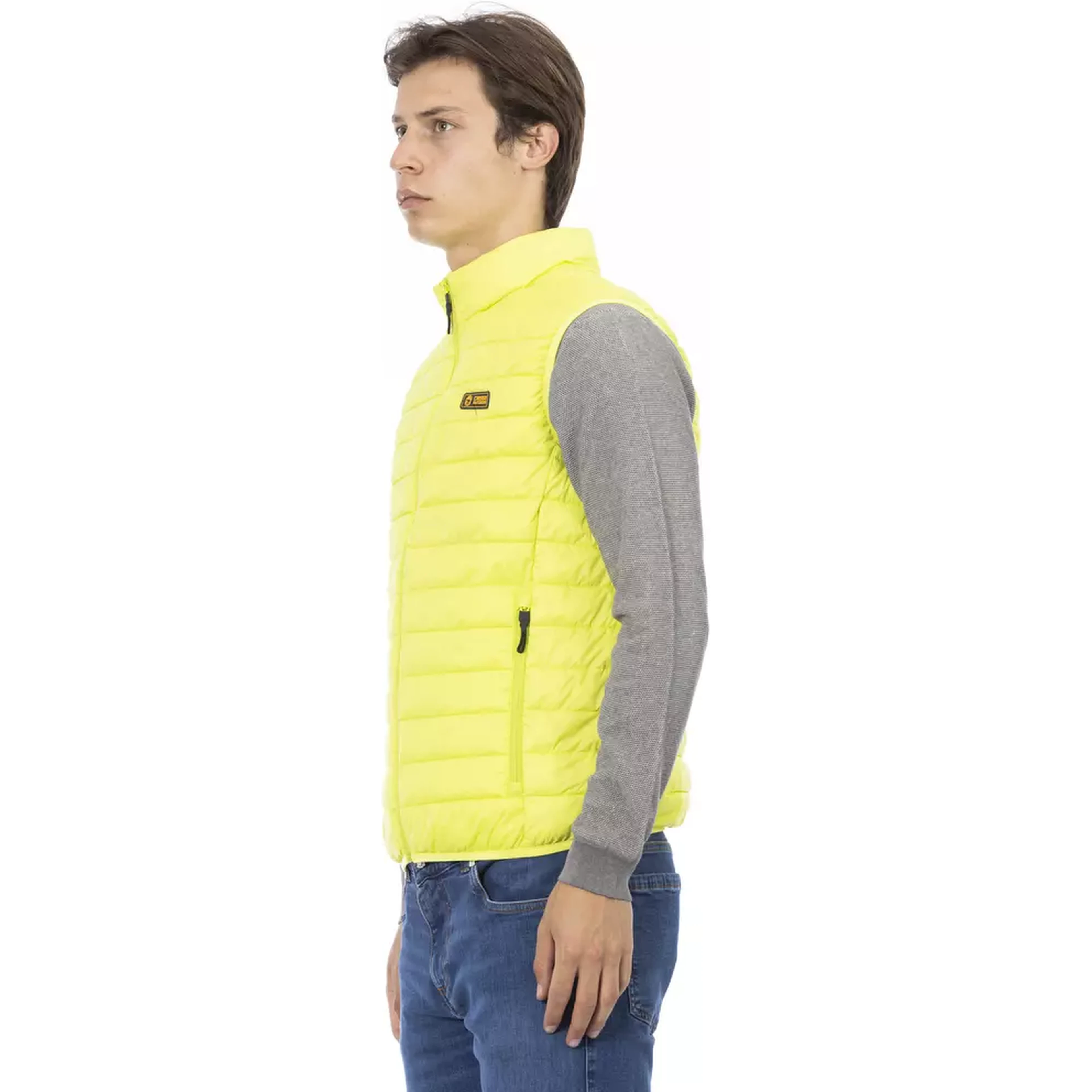 Yellow Polyester Jackets & Coat