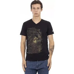 Black Cotton T-Shirt