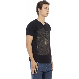 Black Cotton T-Shirt