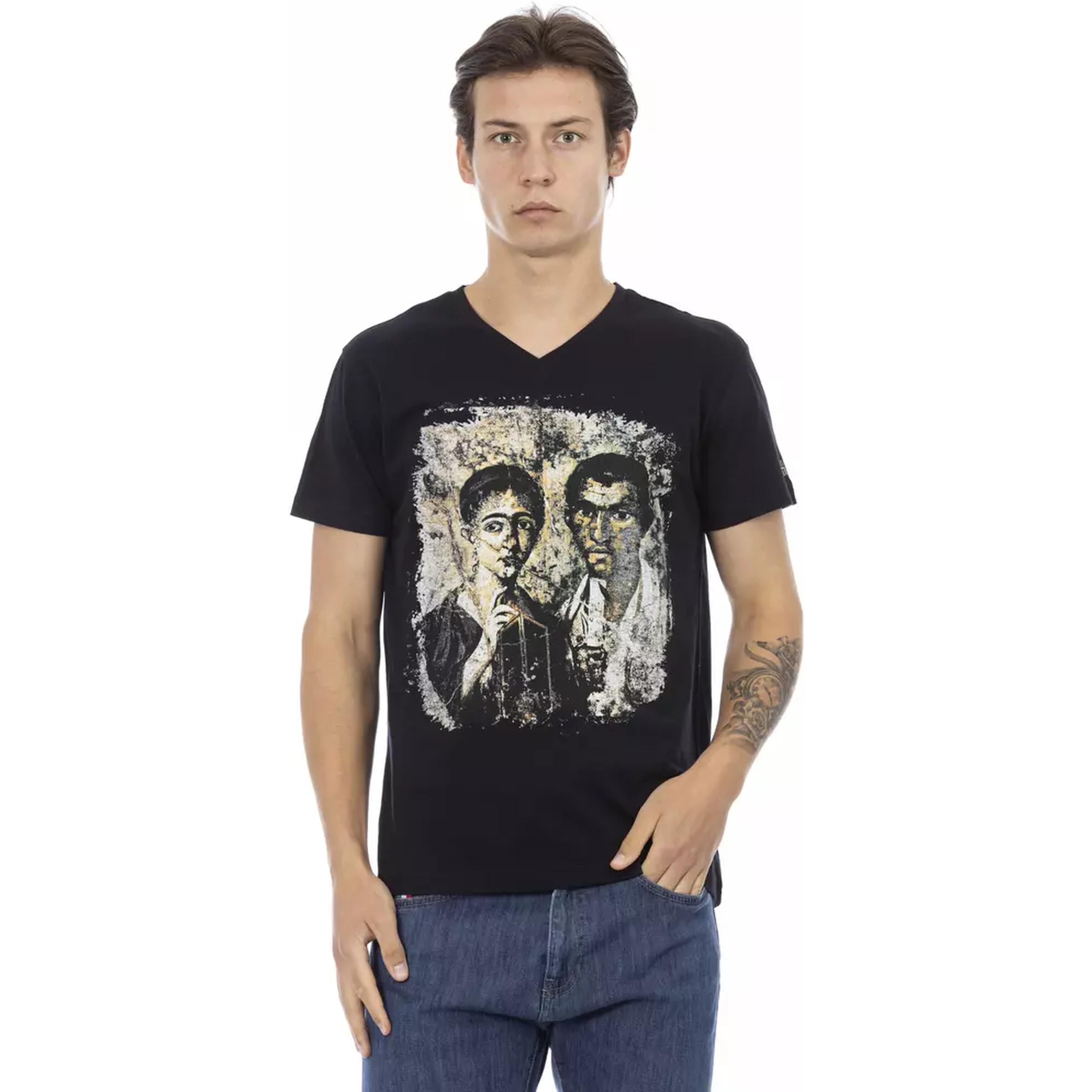 Black Cotton T-Shirt