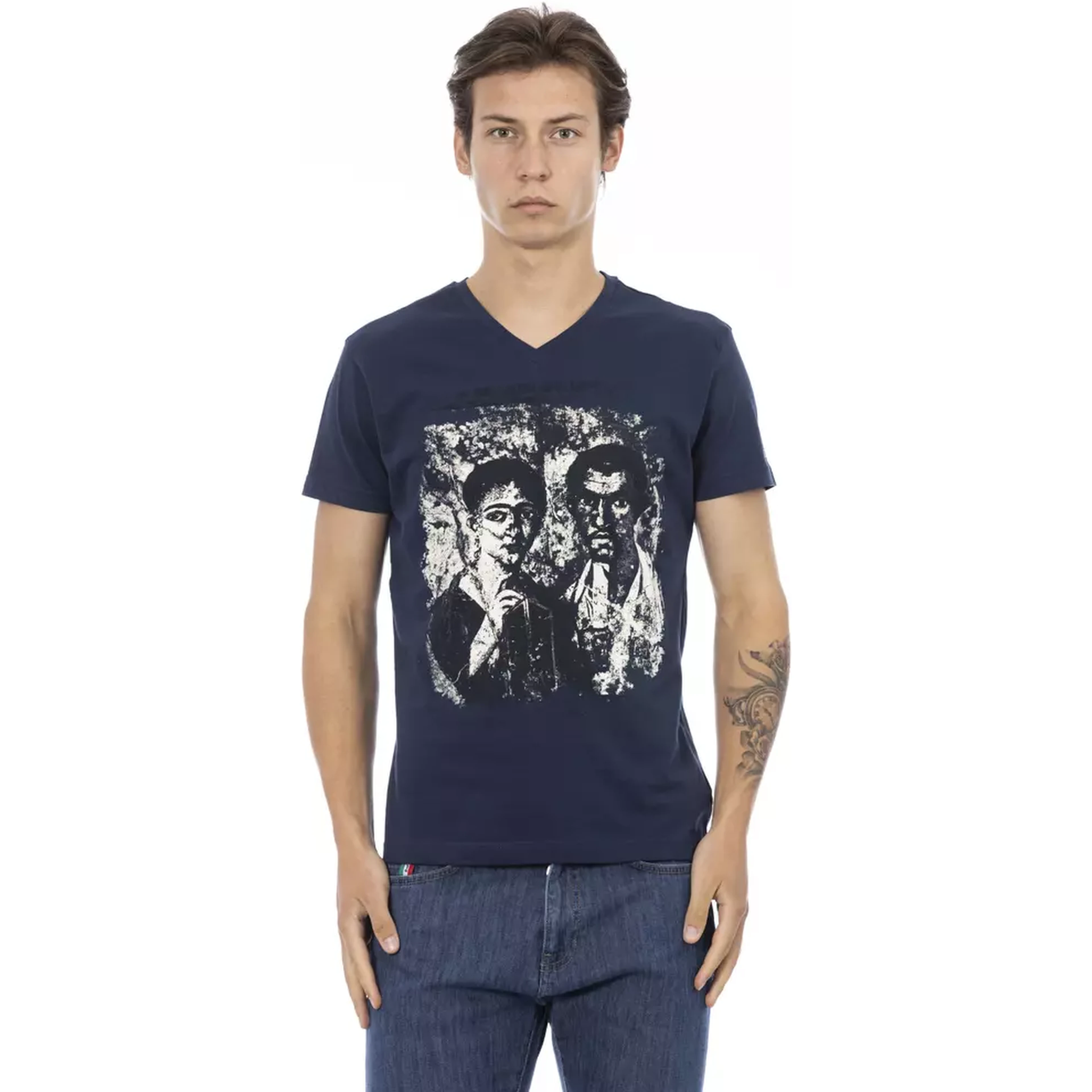 Blue Cotton T-Shirt