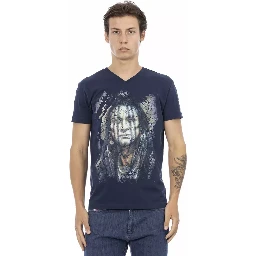 Blue Cotton T-Shirt