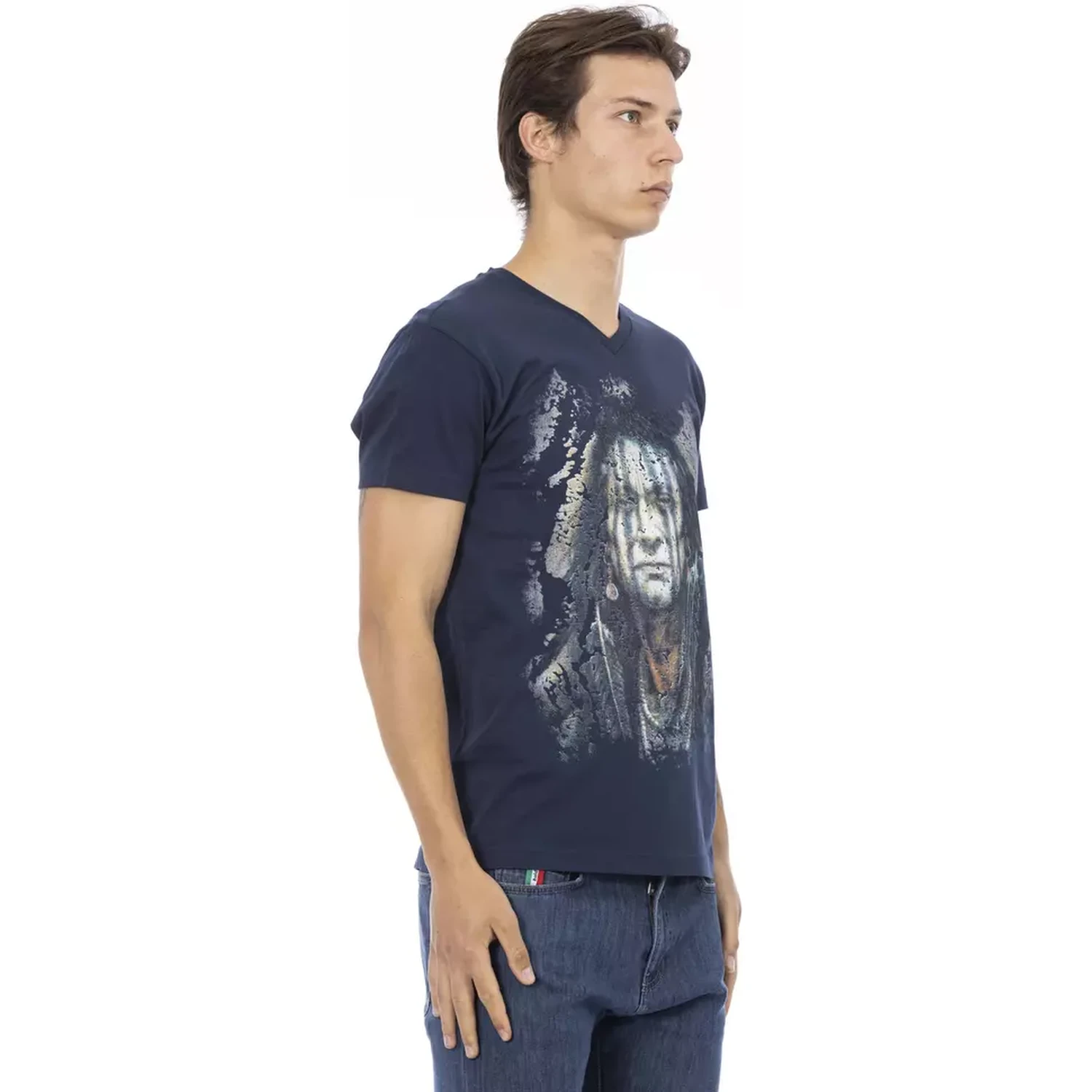Blue Cotton T-Shirt