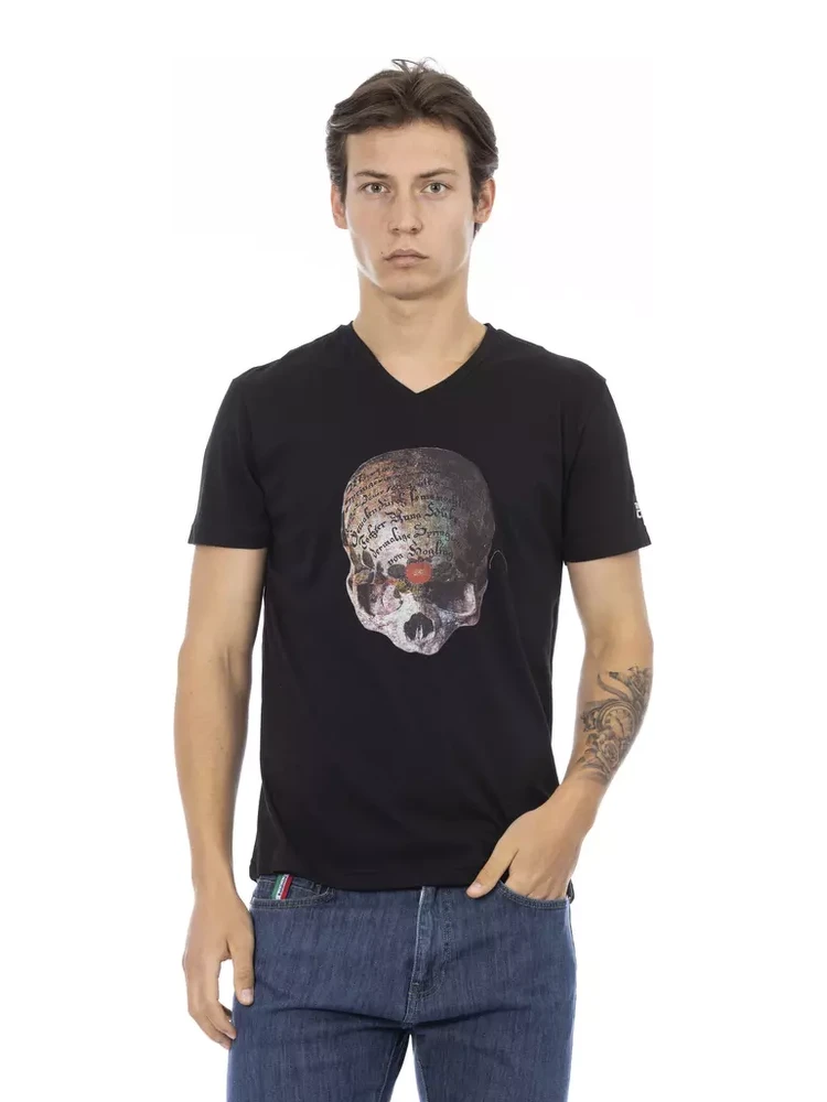 تيشيرت قطني أسود