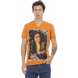 Orange Cotton T-Shirt