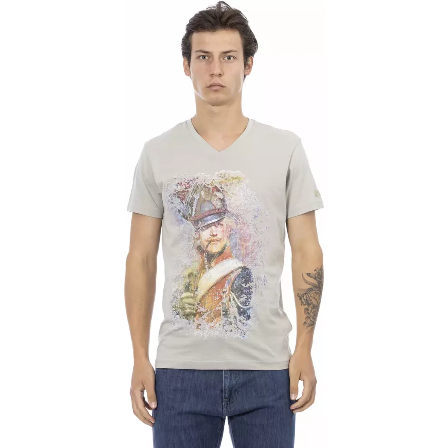 Gray Cotton T-Shirt