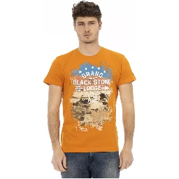 Orange Cotton T-Shirt