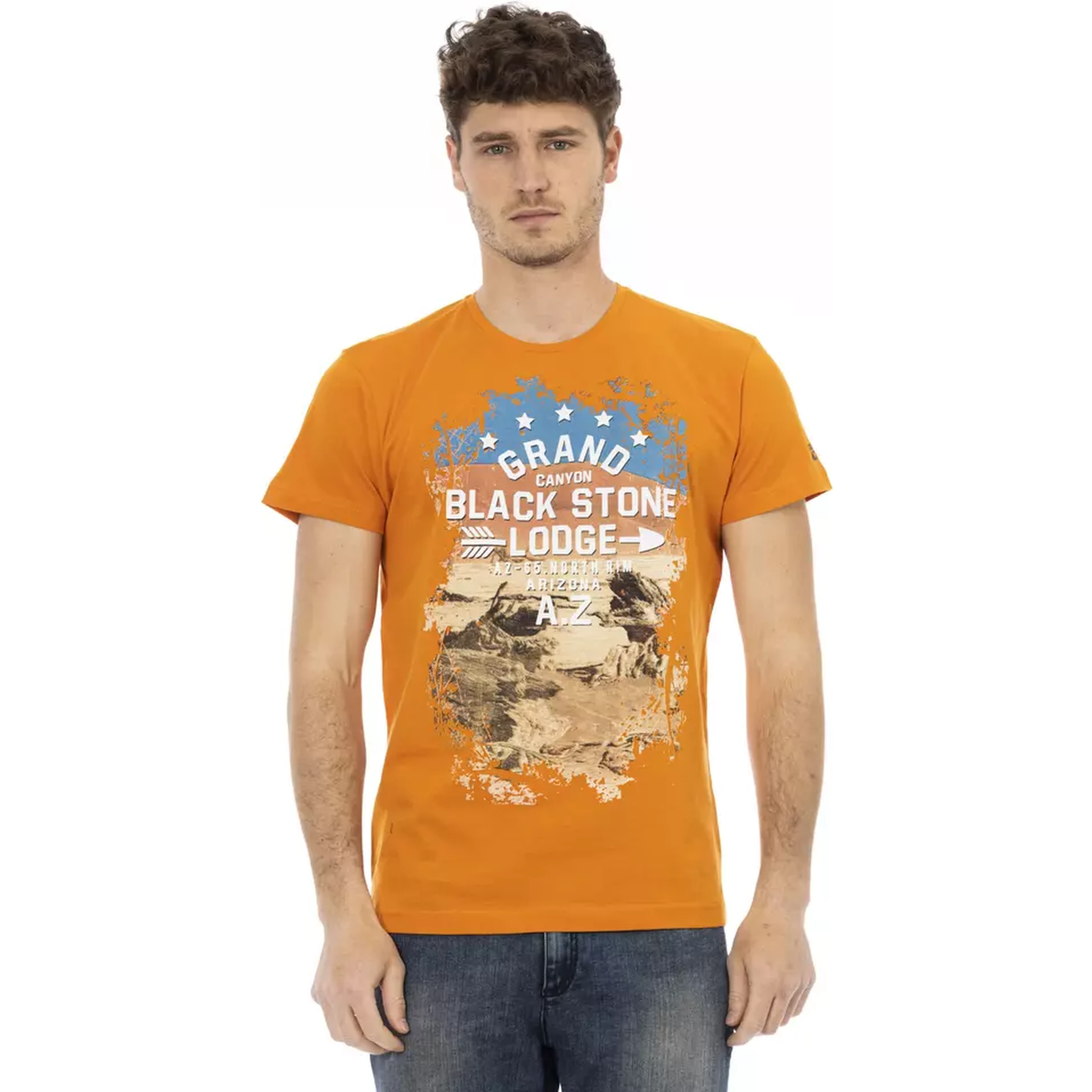 Orange Cotton T-Shirt