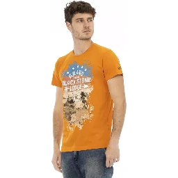 Orange Cotton T-Shirt