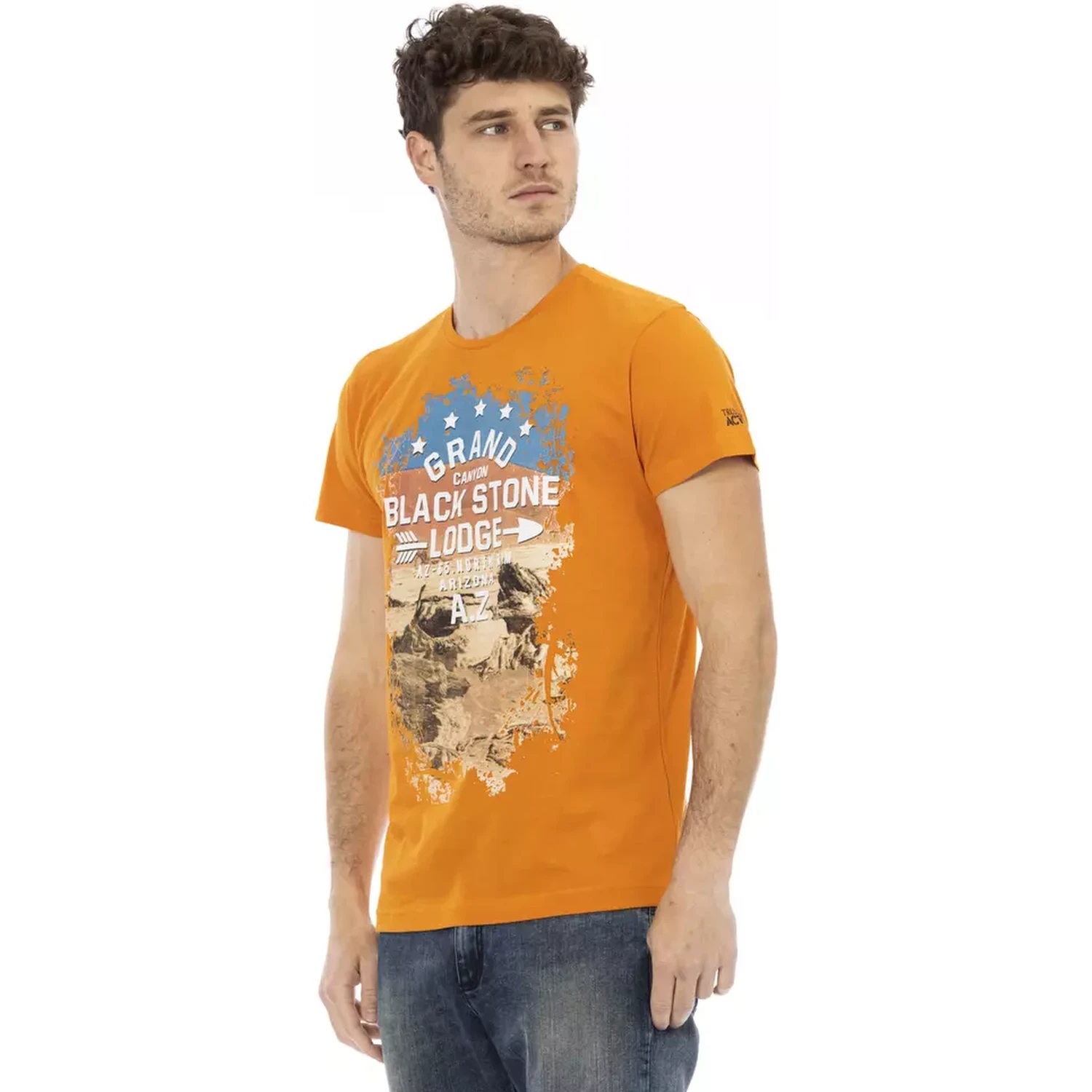 Orange Cotton T-Shirt