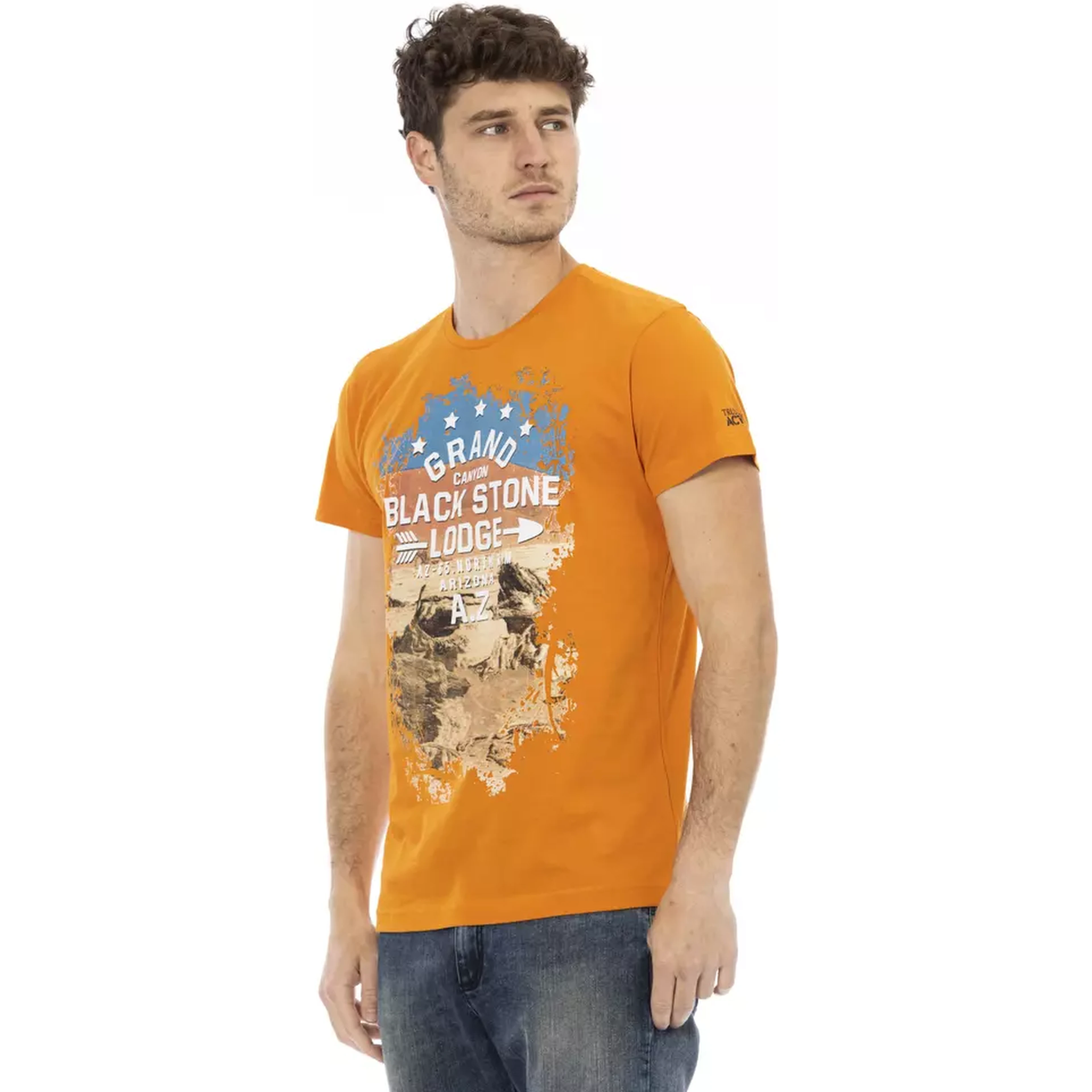 Orange Cotton T-Shirt