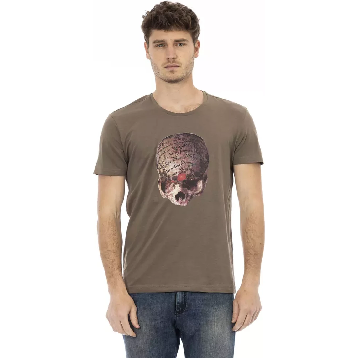 Brown Cotton T-Shirt