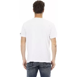 تي شيرت قطني أبيض