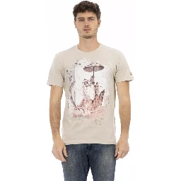 Beige Cotton T-Shirt