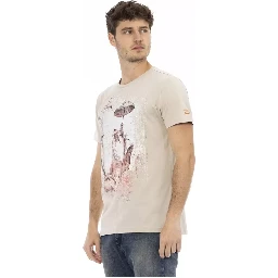 Beige Cotton T-Shirt