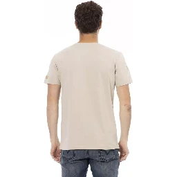 Beige Cotton T-Shirt