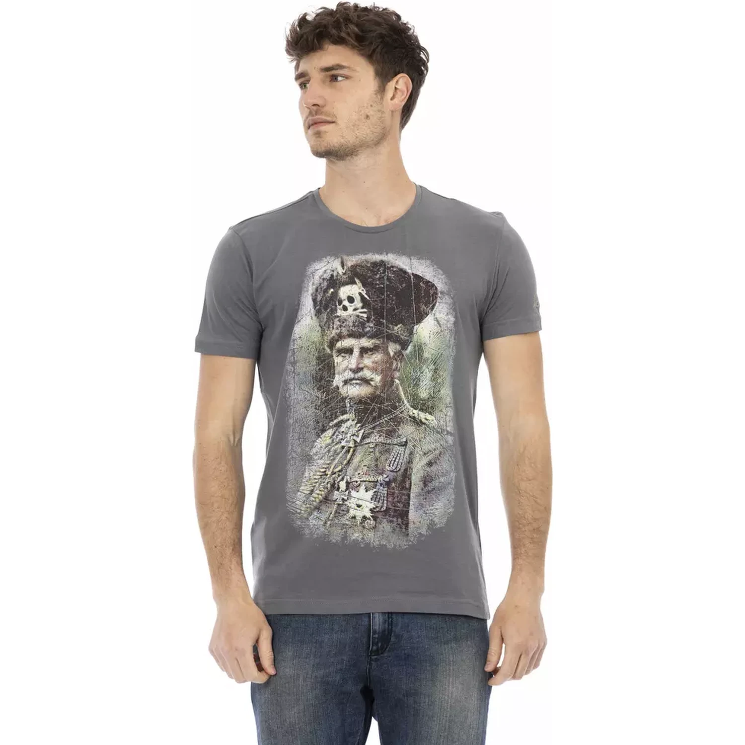 Gray Cotton T-Shirt