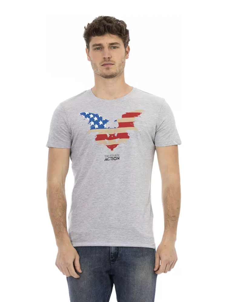 Gray Cotton T-Shirt