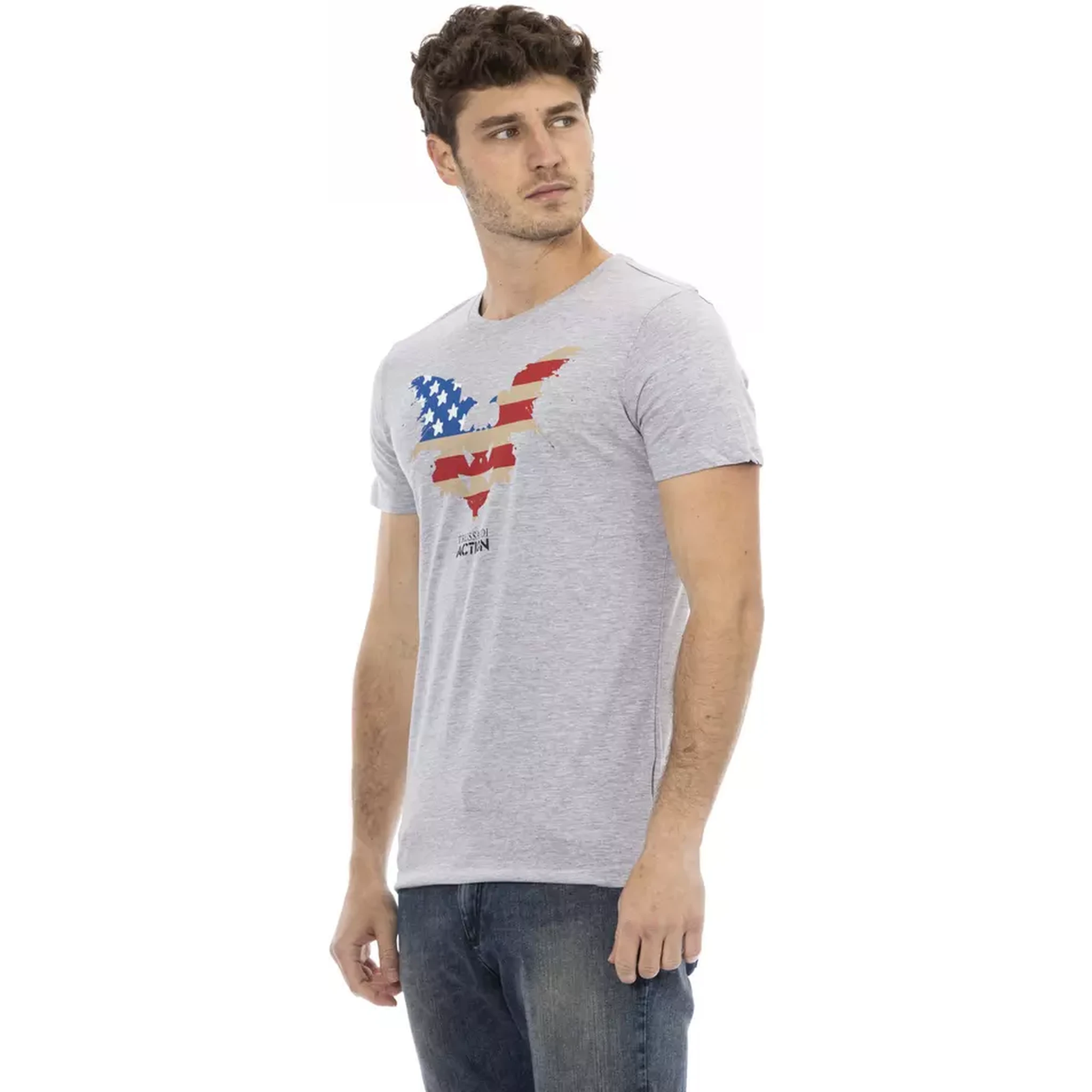 Gray Cotton T-Shirt