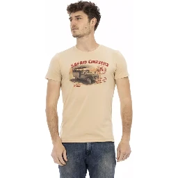Beige Cotton T-Shirt