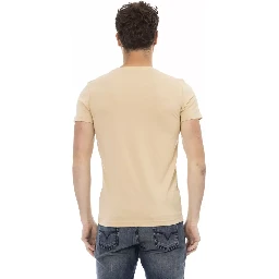 Beige Cotton T-Shirt
