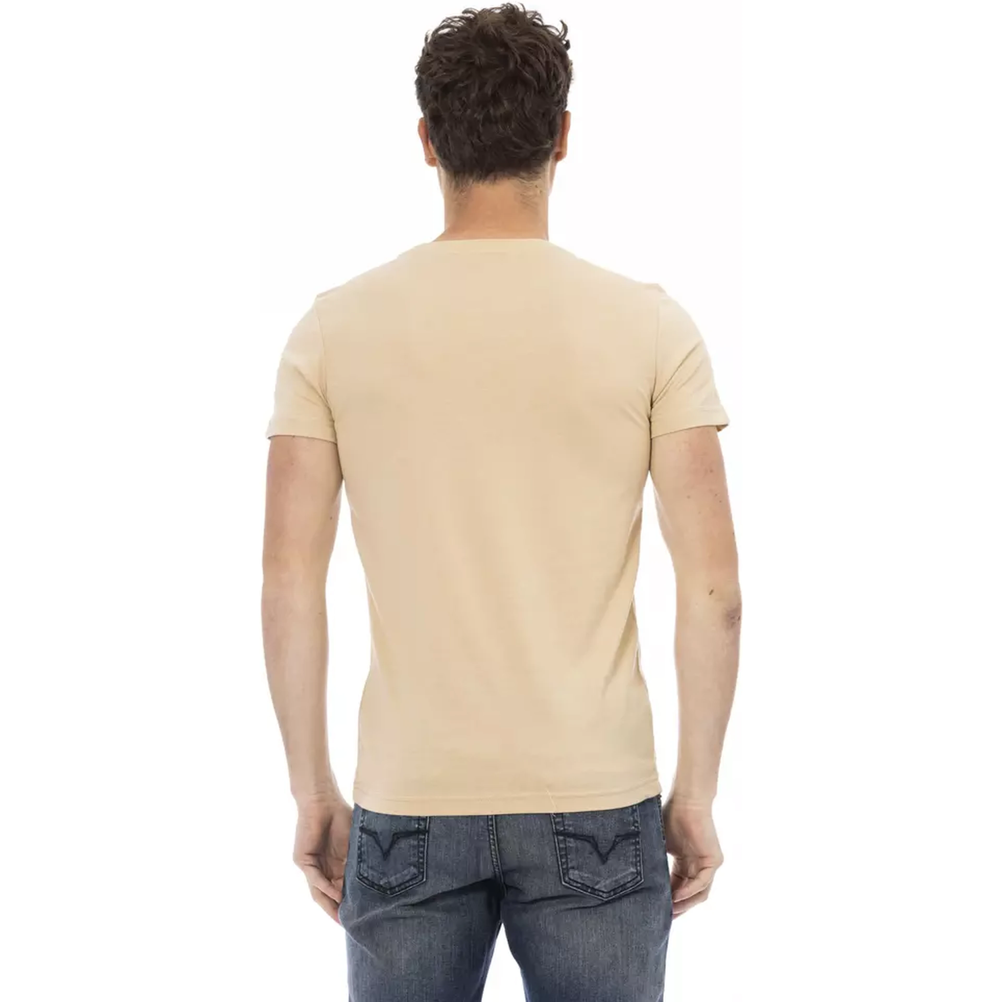 Beige Cotton T-Shirt