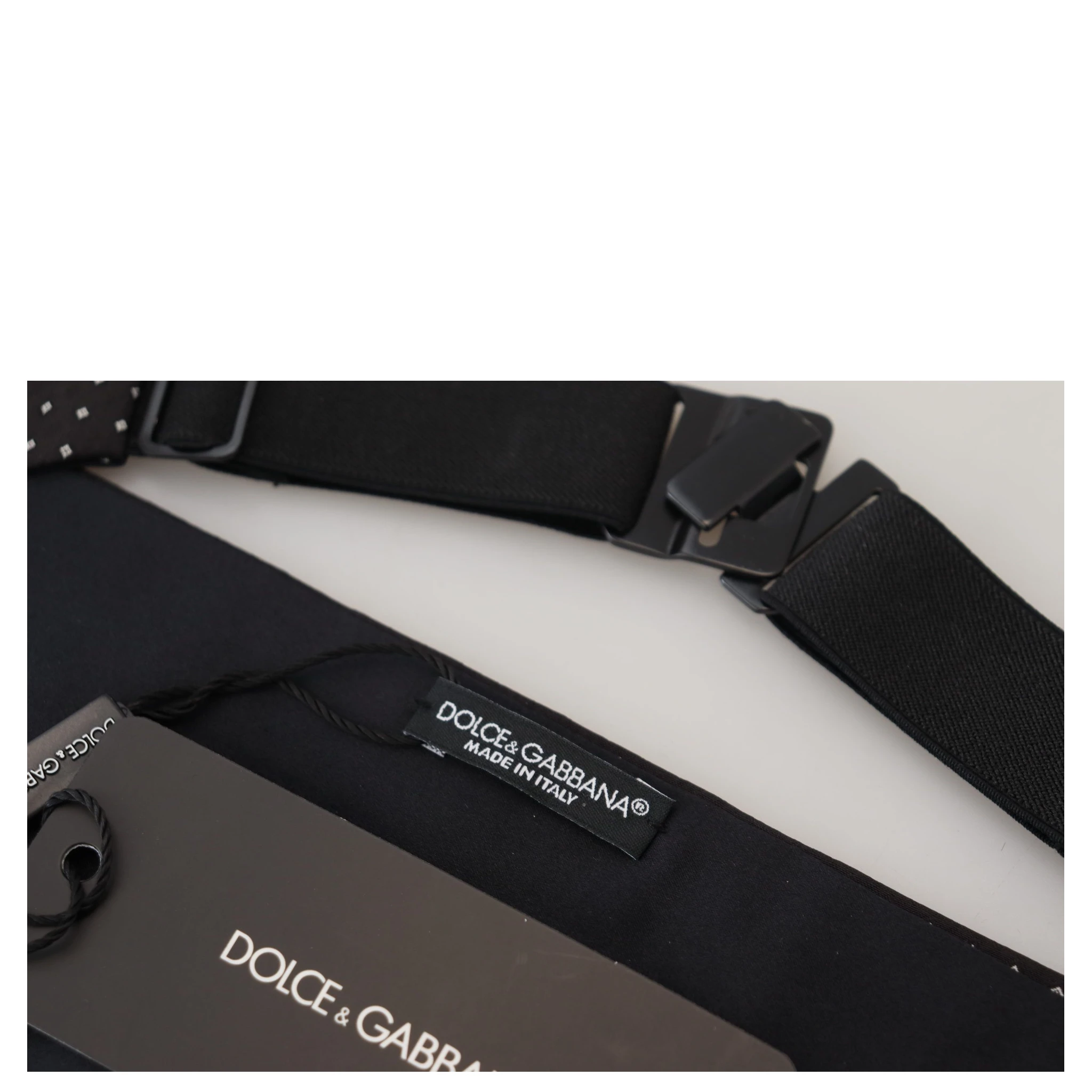 Black Polka Dot Wide Waist Men Belt Cummerband