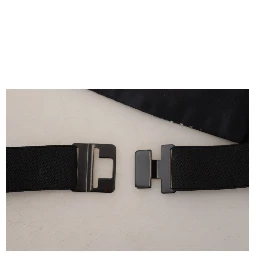 Black Polka Dot Wide Waist Men Belt Cummerband