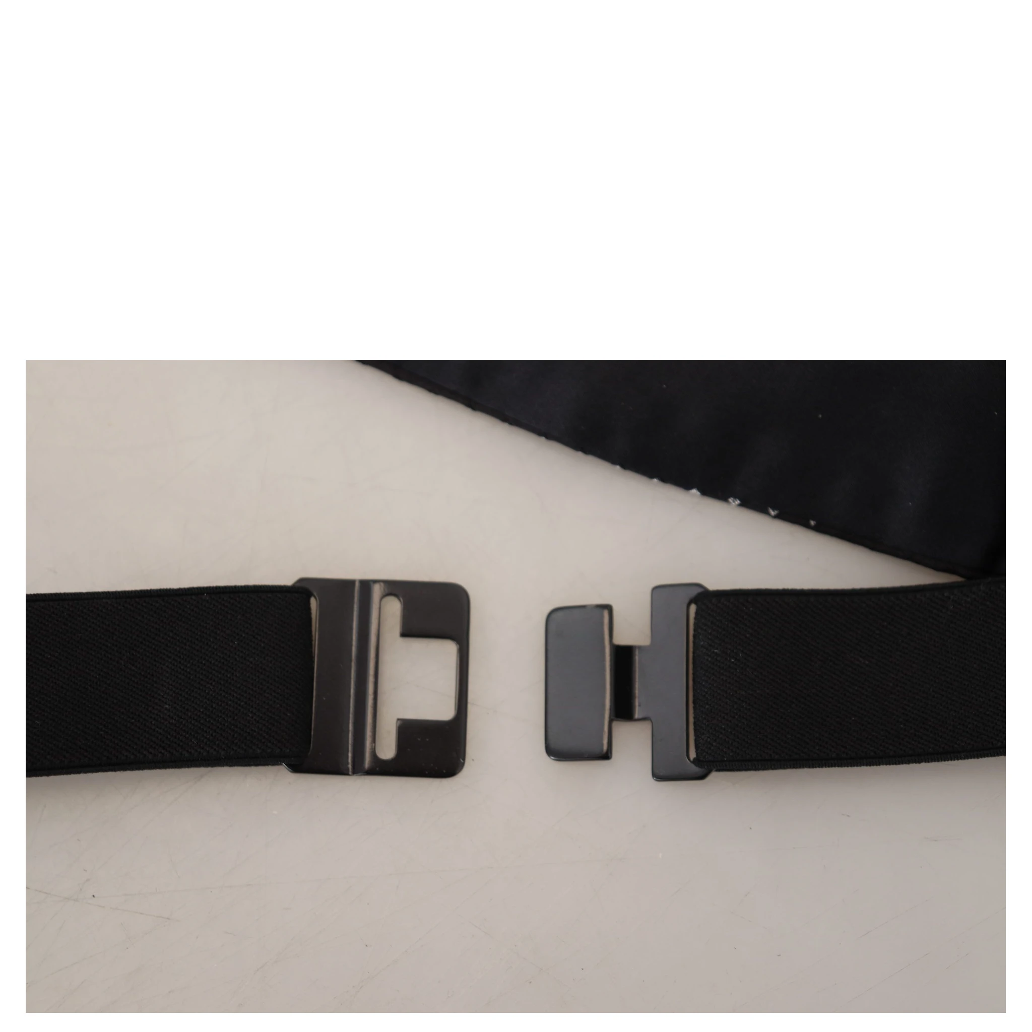 Black Polka Dot Wide Waist Men Belt Cummerband