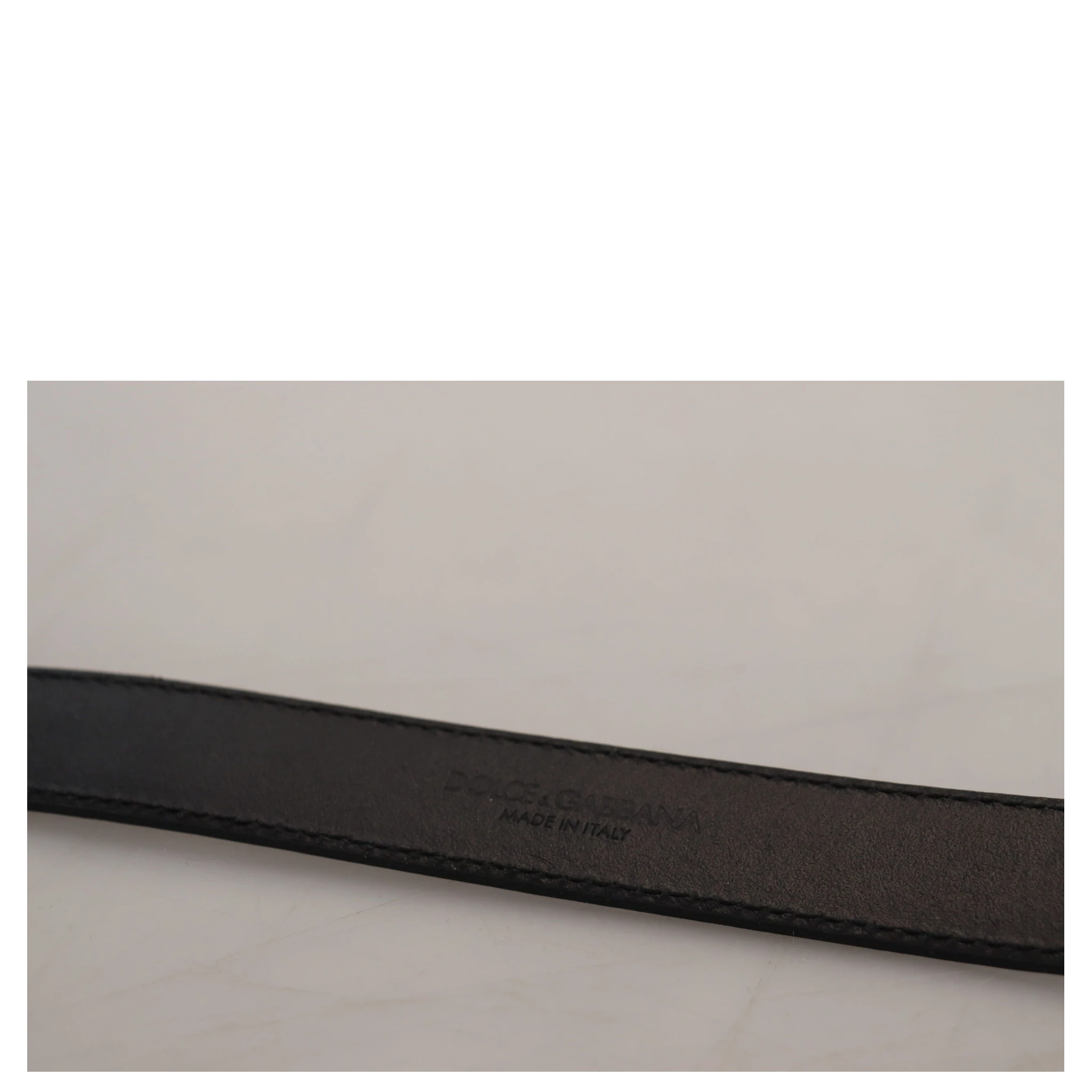 Blue Leather Silver Metal Buckle Vintage Belt