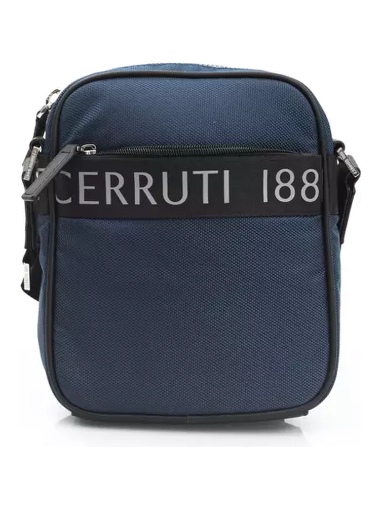 Blue Nylon Crossbody Bag