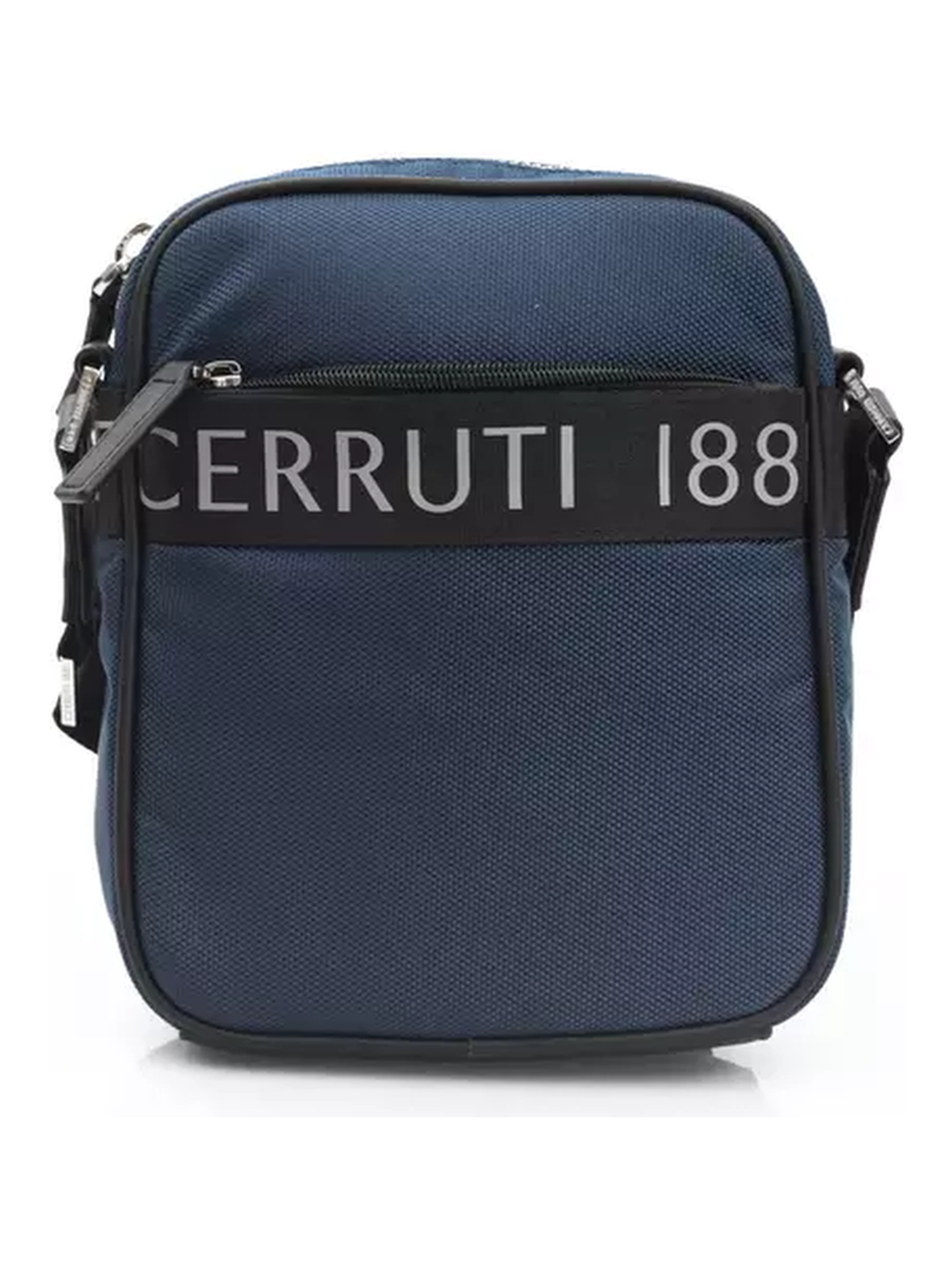 Blue Nylon Crossbody Bag