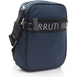 Blue Nylon Crossbody Bag