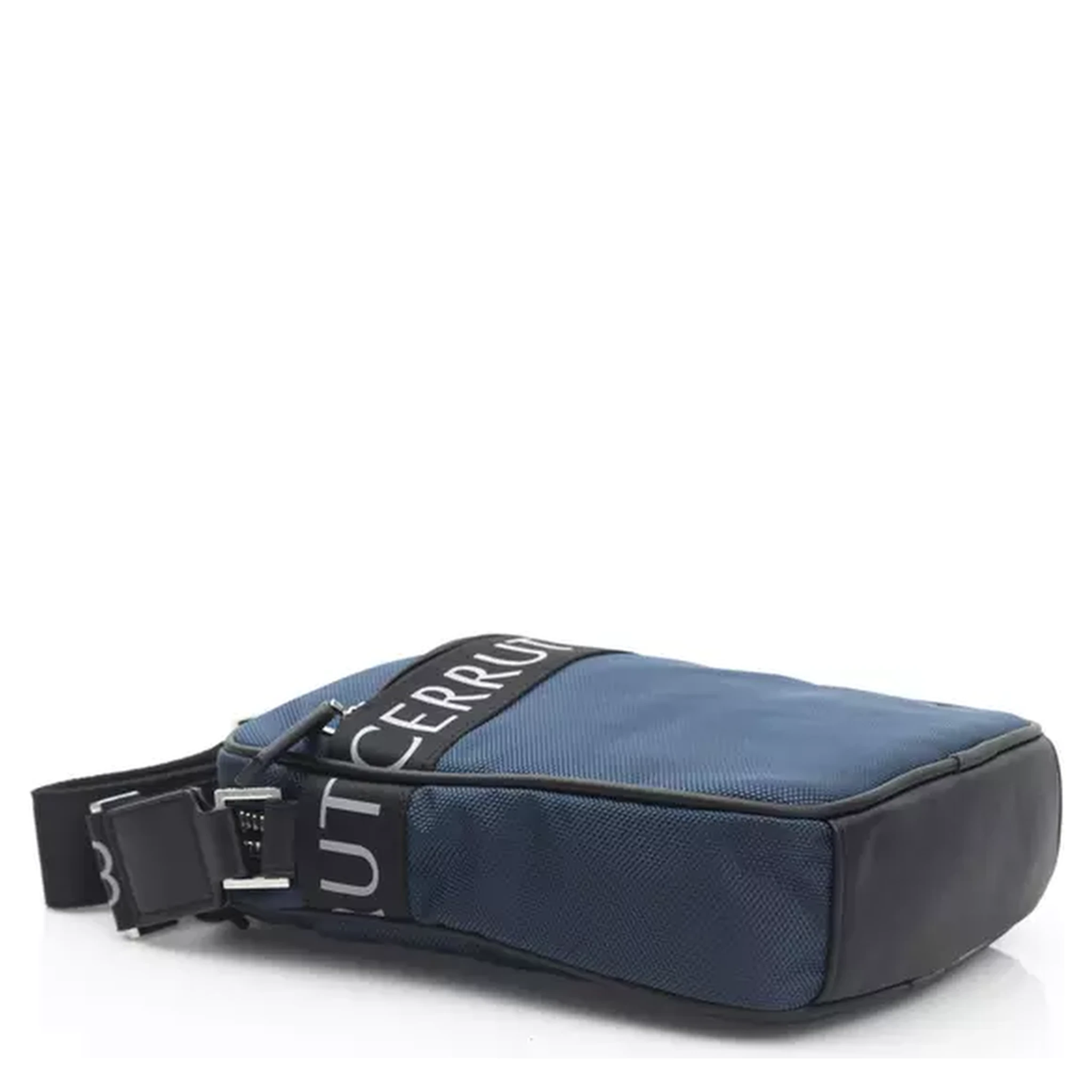 Blue Nylon Crossbody Bag