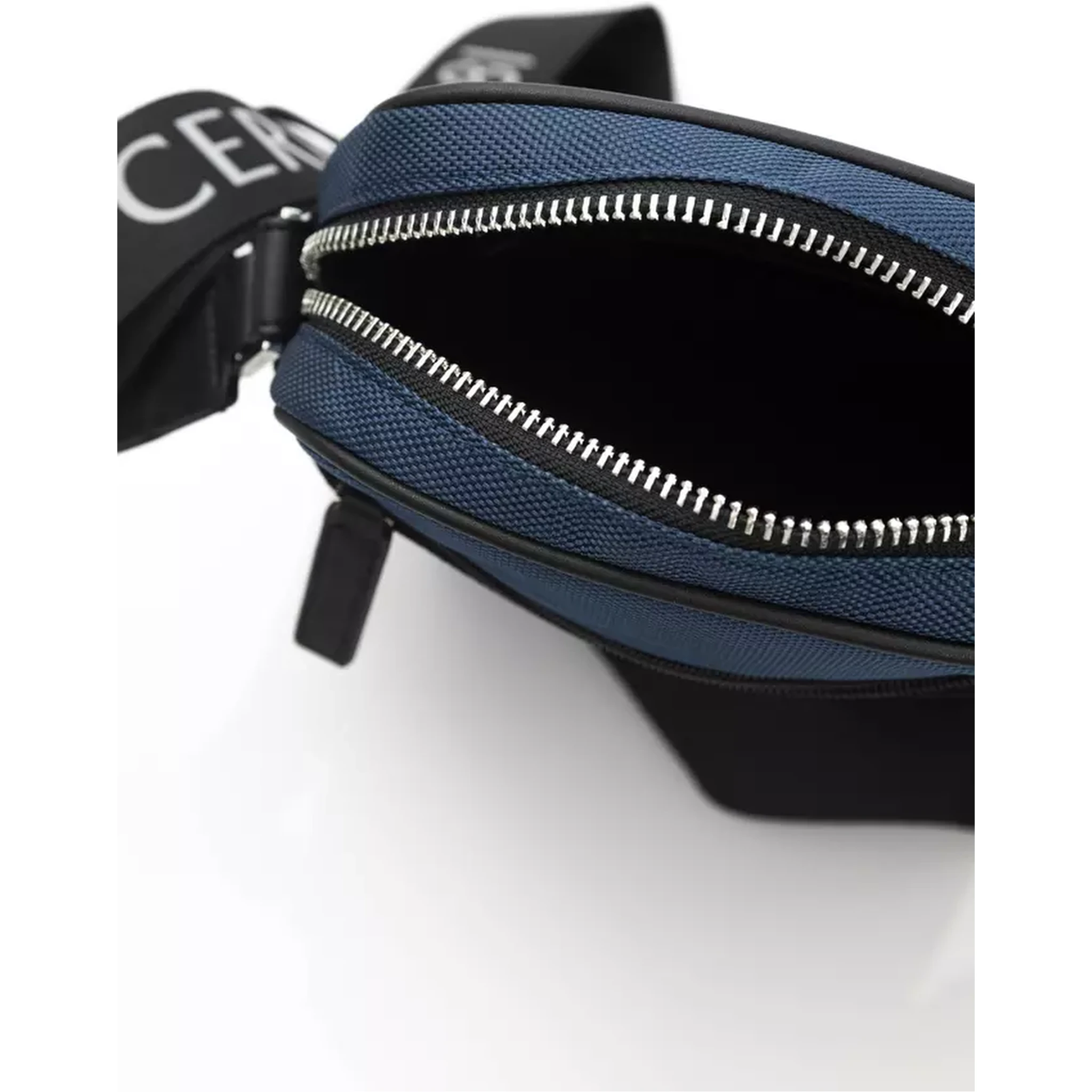 Blue Nylon Crossbody Bag